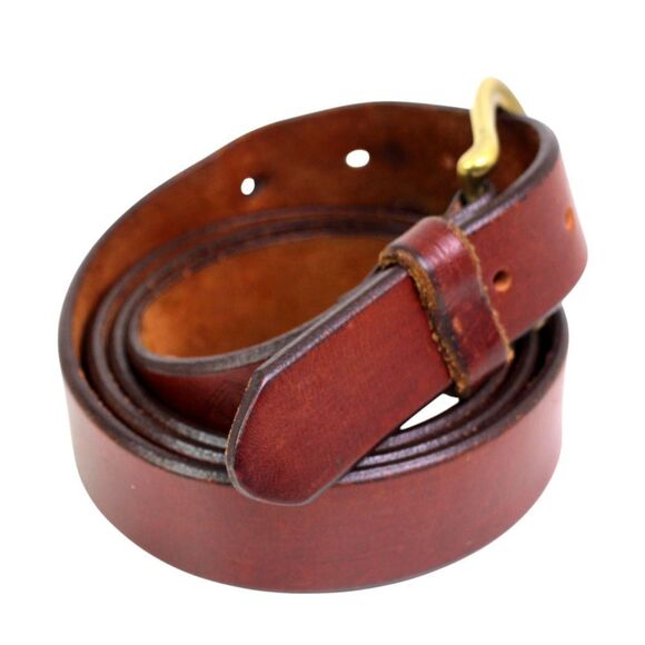 Eddie Bauer BROWN GENUINE LEATHER 1 1/8"Wd CASUAL DRESS MEN'S BELT Sz 42 (65T - Picture 4 of 16